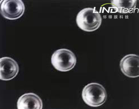 What is nuclear pore membrane material?